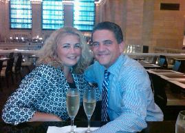 At Metrazor, Grand Central Terminal in Manhattan, site of our first date